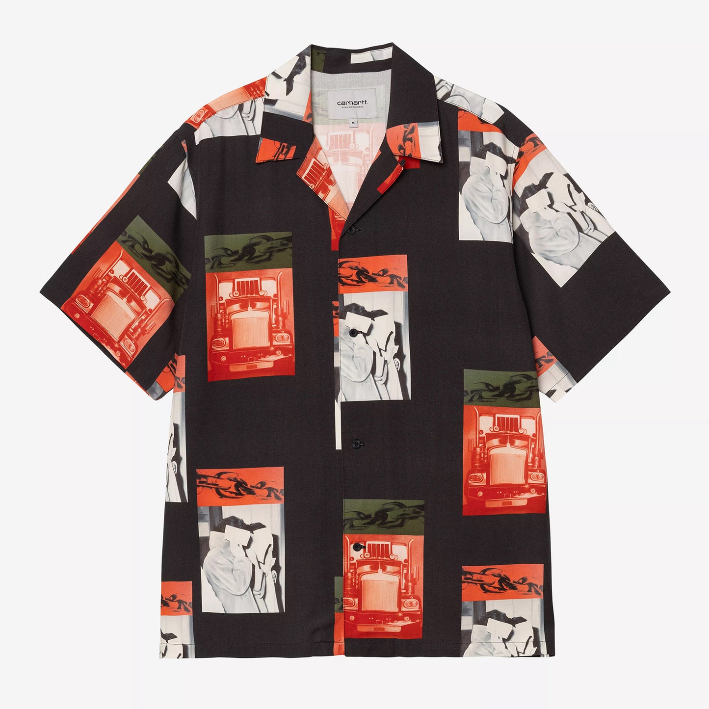 S/S Sean Hamilton Shirt, Sean Hamilton Print - Black