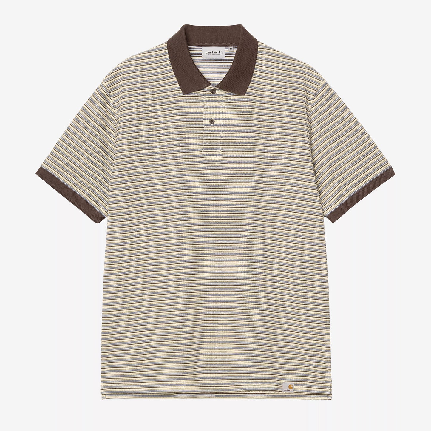 S/S Dion Polo - Dion Stripe / Wax