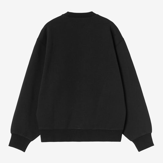 W' Cloud Heart Sweat - Black / White