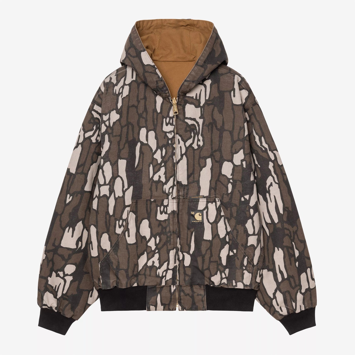 50 Years Anniversary OG Active Jacket Canvas - Hamilton Brown / Camo Treebark (Rinsed)