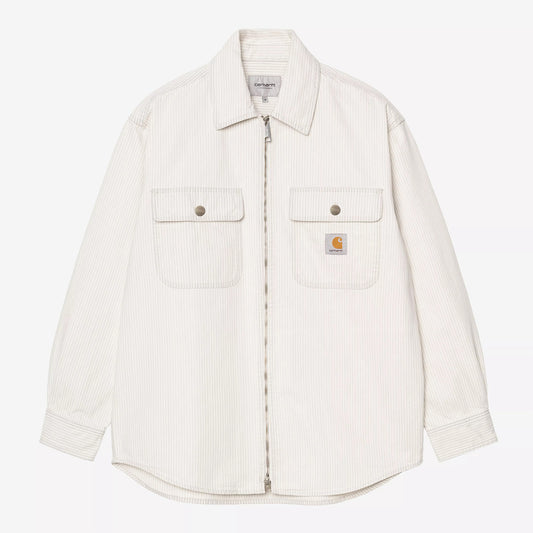 Mercer Shirt Jac, Mercer Stripe - Graphite / Bleached