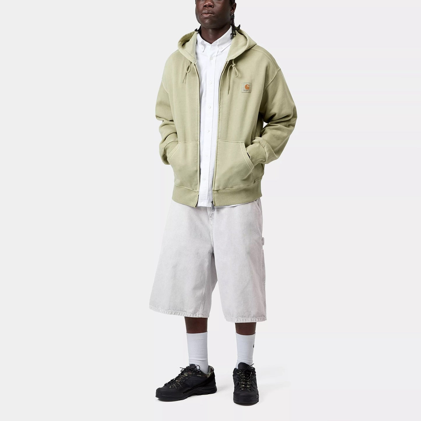OG Single Knee Short - Black (Chalk Wash)
