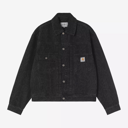 Belmar Jacket, Snake Camo - Black (Heavy Stone Wash)