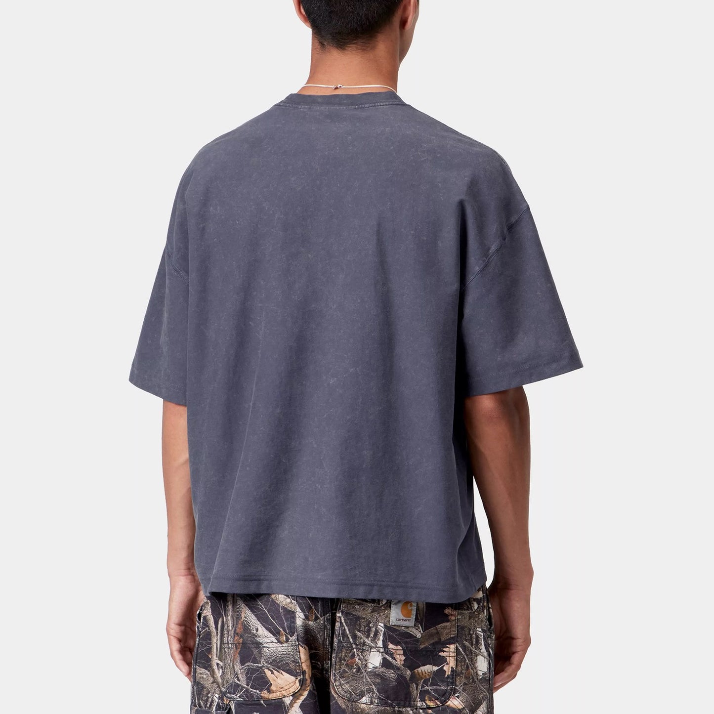 S/S Lambert T-Shirt - Dark Navy moon wash