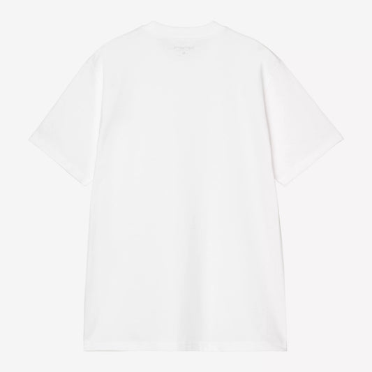 S/S Small Heart T-Shirt - White / Red