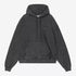 Women's Hooded Lambert Sweat - Black moon wash