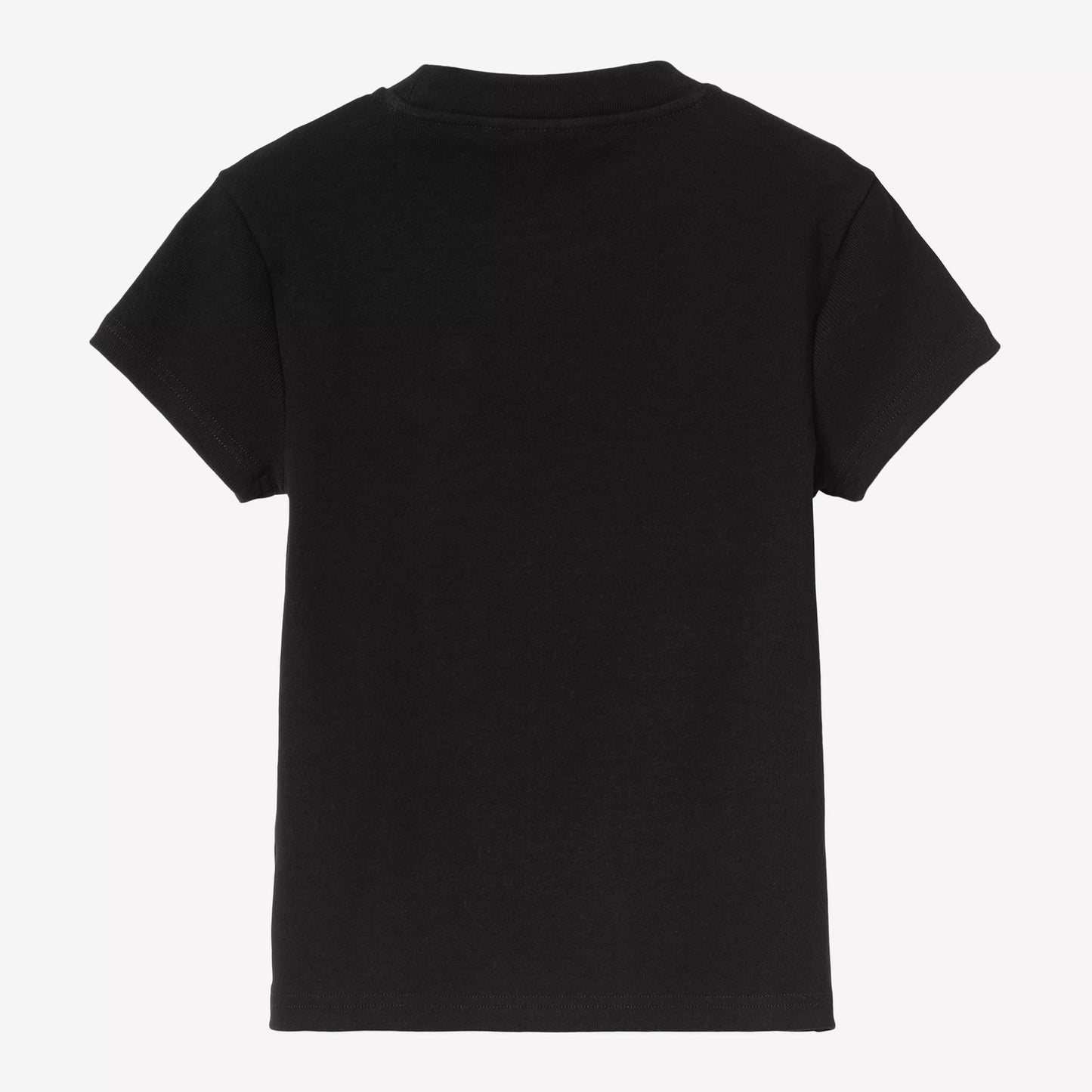 Women's S/S Small Heart Patch T-Shirt - Black