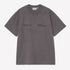 S/S Boxed T-Shirt - Soot, Garment Dyed