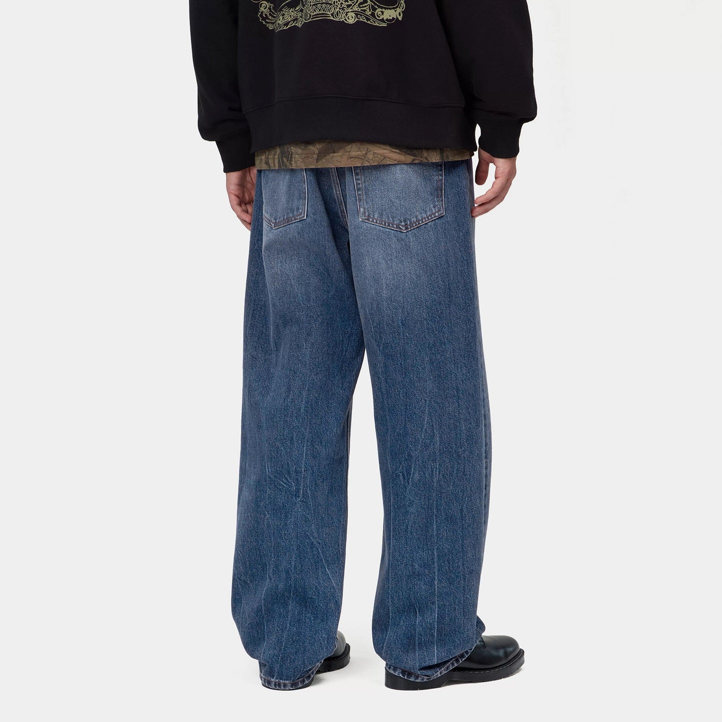 Payson Pant - Blue marble used wash