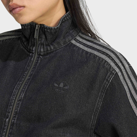 Women's Firebird Denim Track Top - True Black
