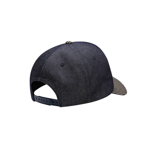 Denim Running Dog Trucker Cap - Indigo