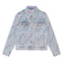 Womens Sakura Denim Trucker Jacket - Light Wash Blue