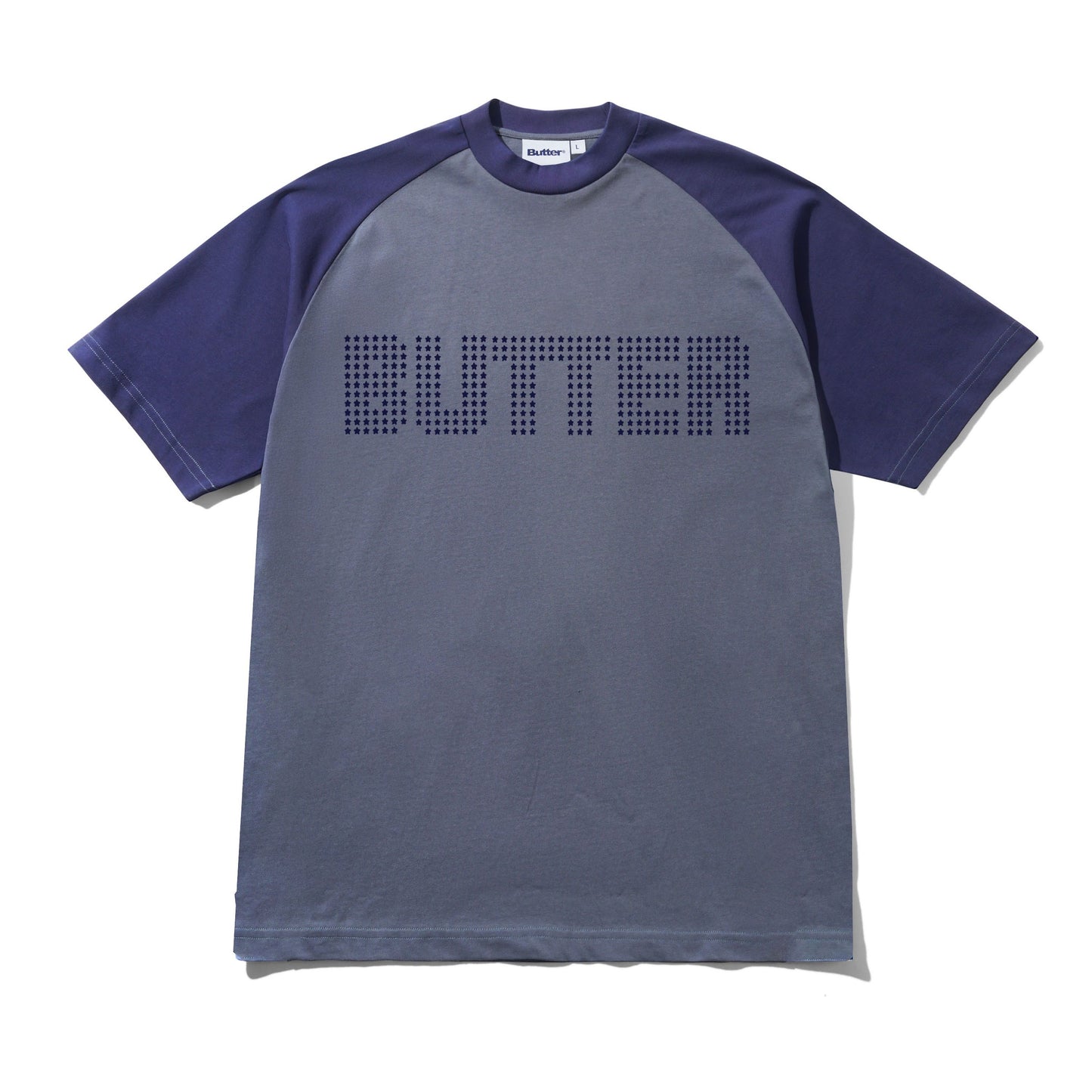 Stars Raglan Tee - Navy