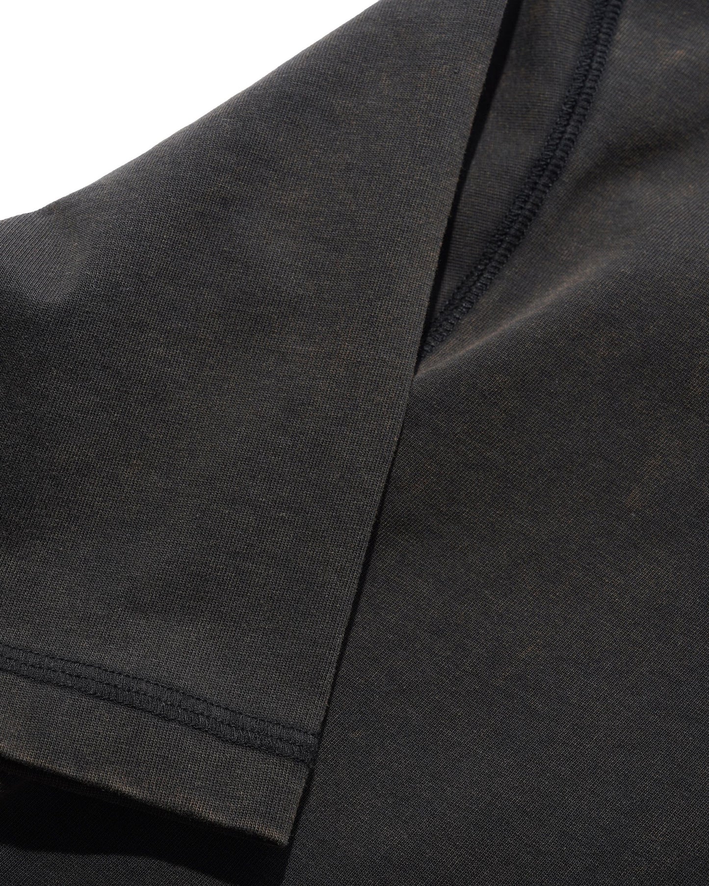 Jive Overlock Stitch Tee - Distressed Black