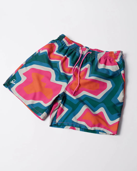 Gem Stones Swim Shorts - Pink