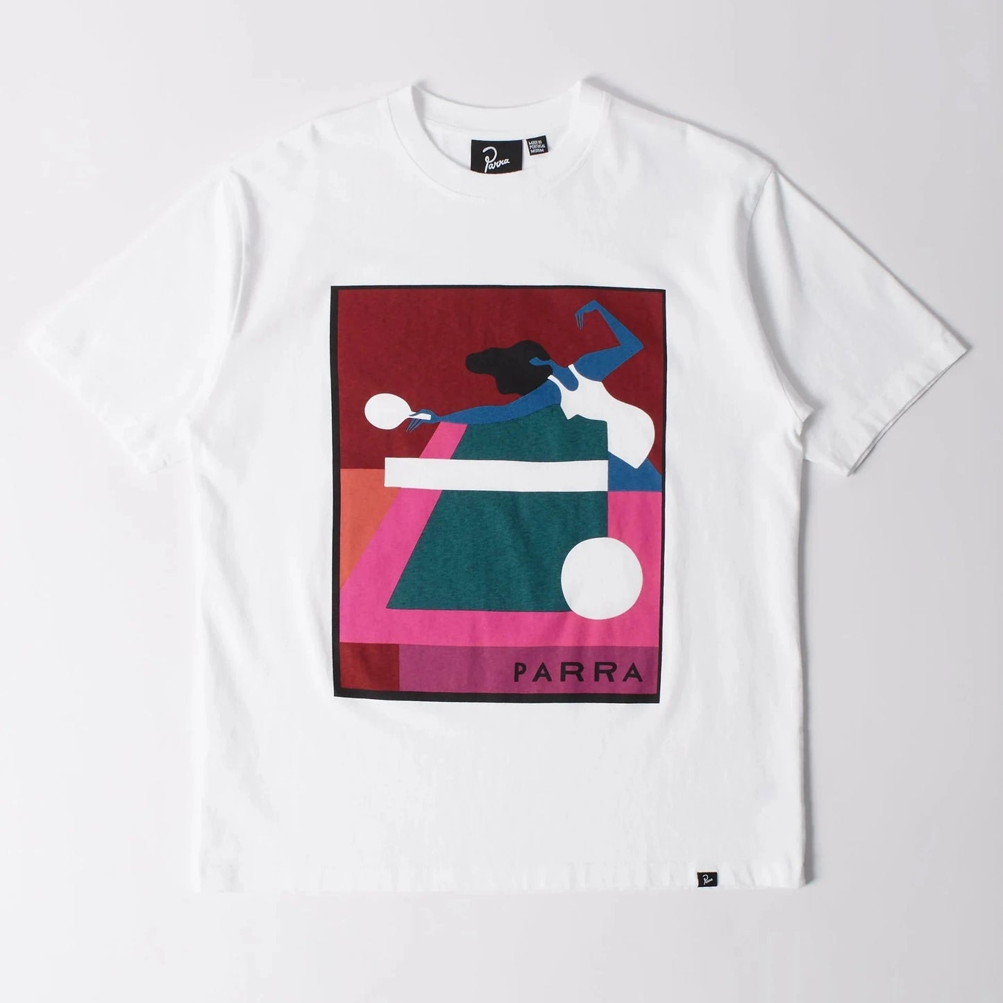 Ping Ponged T-Shirt - White