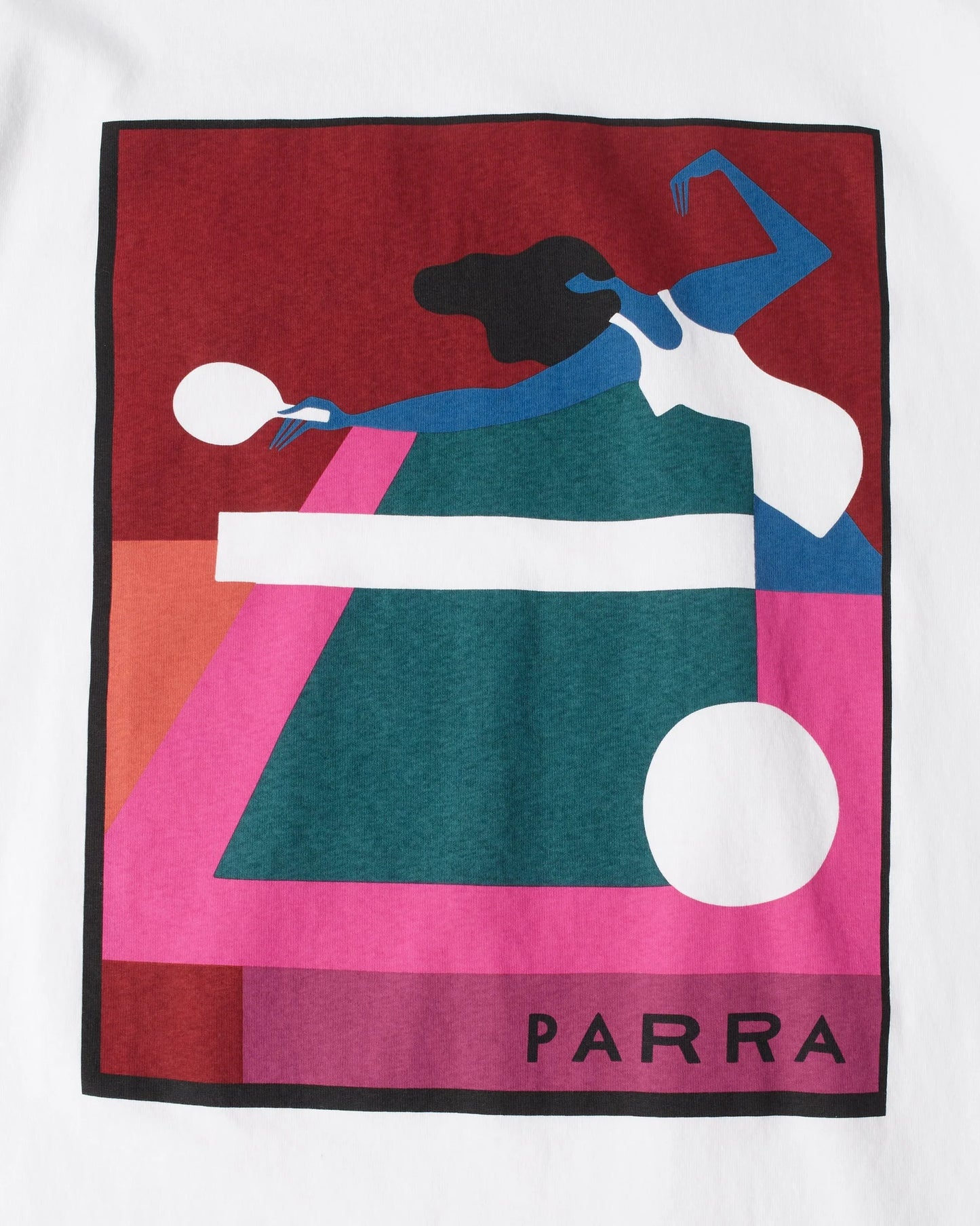 Ping Ponged T-Shirt - White