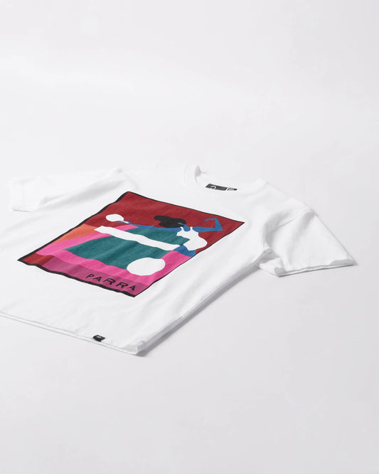 Ping Ponged T-Shirt - White