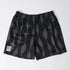 Waved Mesh Shorts - Black