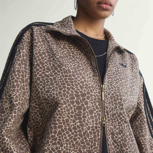 W' Firebird Oversized Denim Jacket - Earth Strata / Stone Khaki