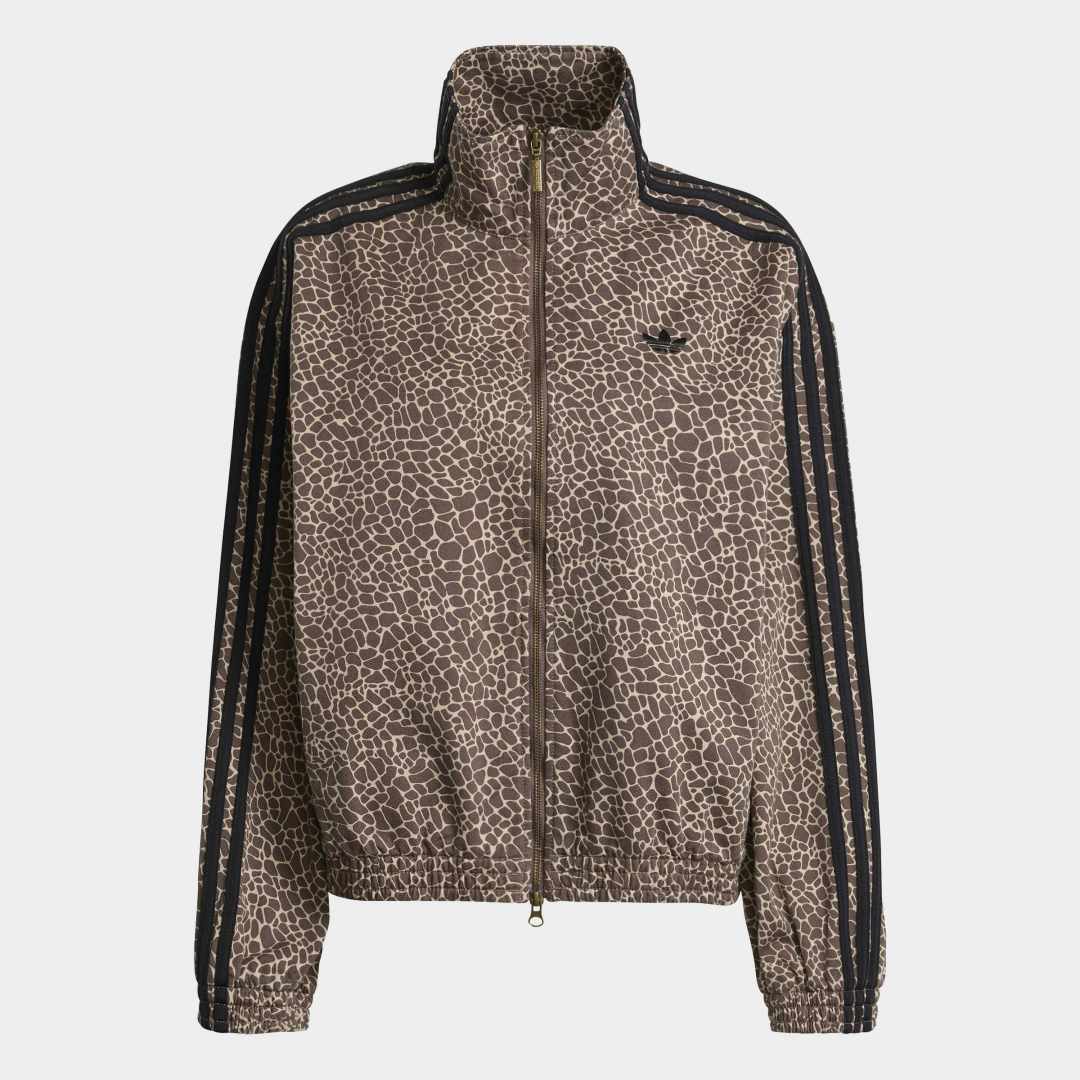 W' Firebird Oversized Denim Jacket - Earth Strata / Stone Khaki
