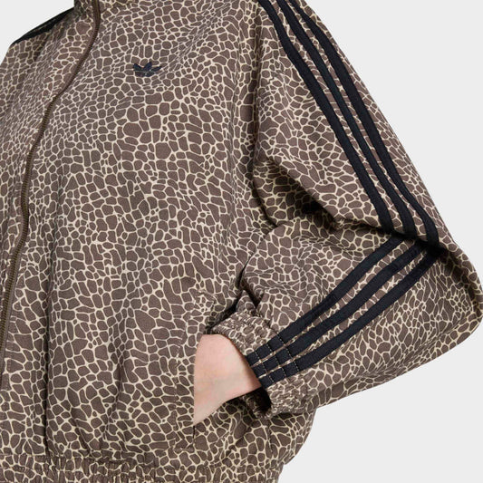 W' Firebird Oversized Denim Jacket - Earth Strata / Stone Khaki