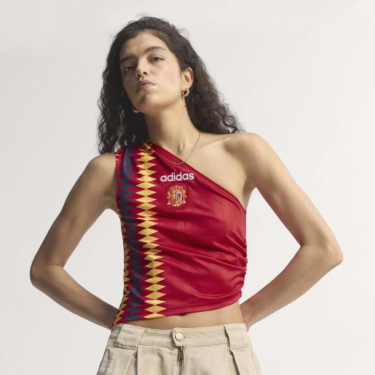 Women's Spain Reconstructed Bring Back Jersey - Collegiate Red