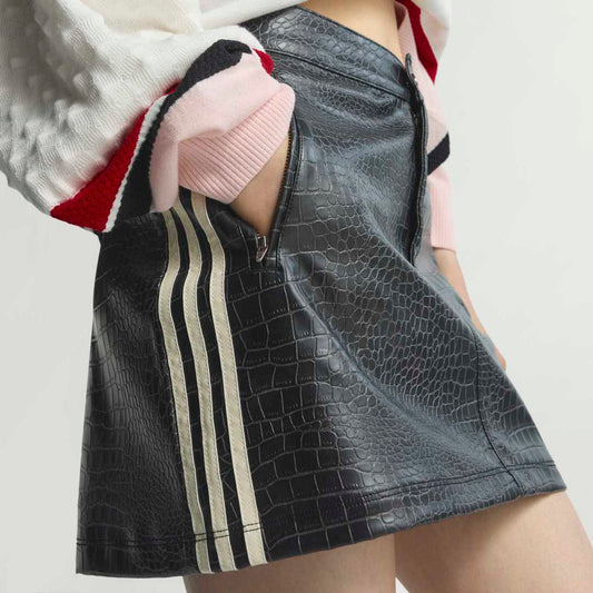 Pleather Mini Skirt - Black
