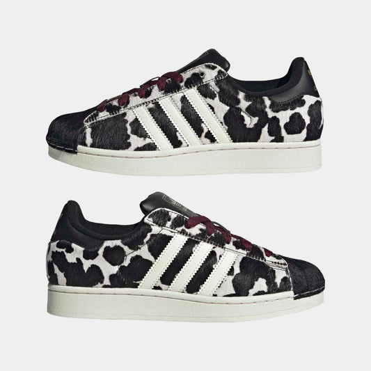 Women's Superstar II - Core Black / Off White / Maroon
