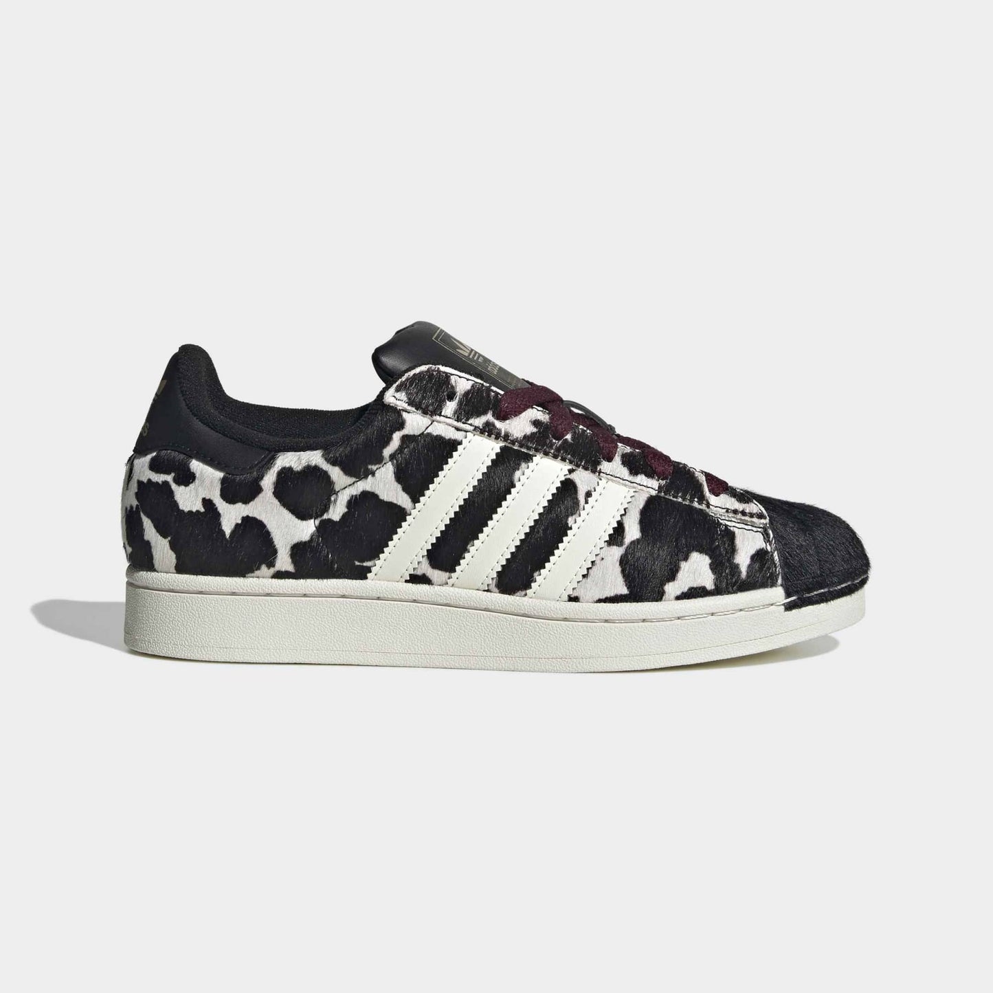 Women's Superstar II - Core Black / Off White / Maroon