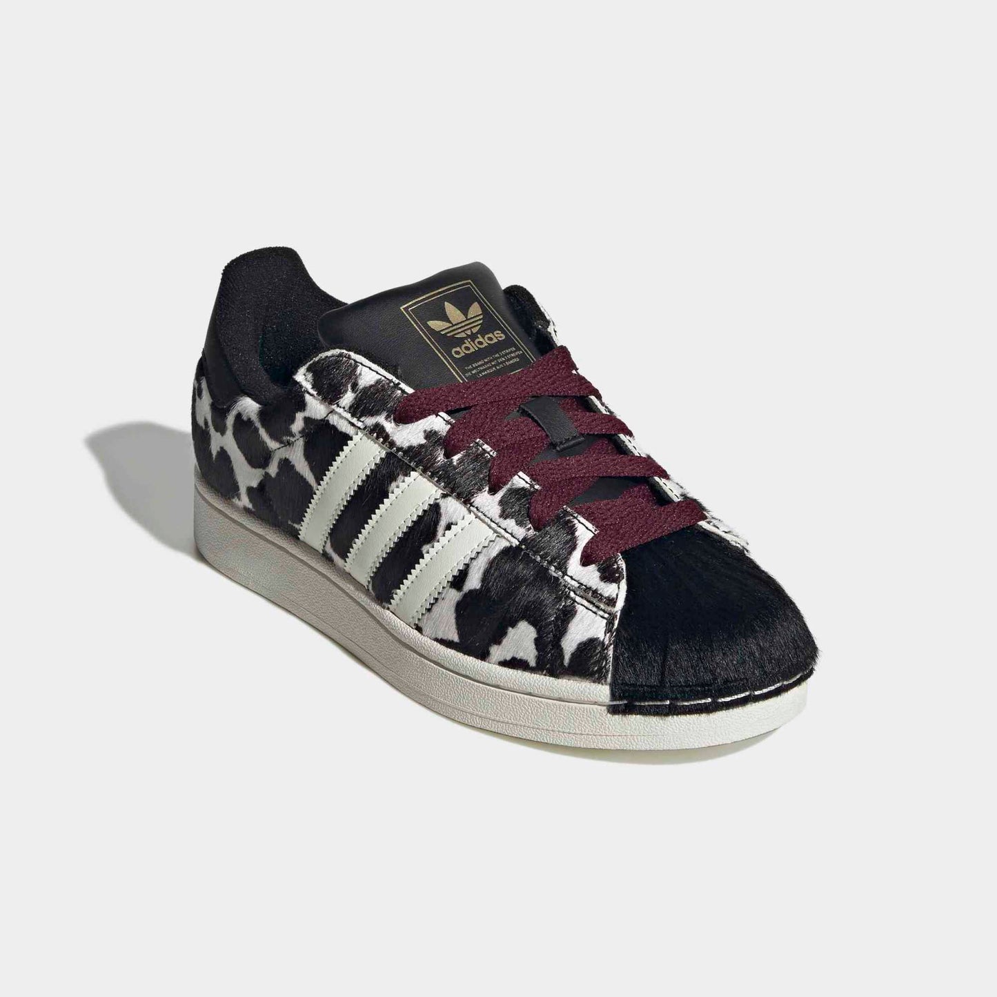 Women's Superstar II - Core Black / Off White / Maroon