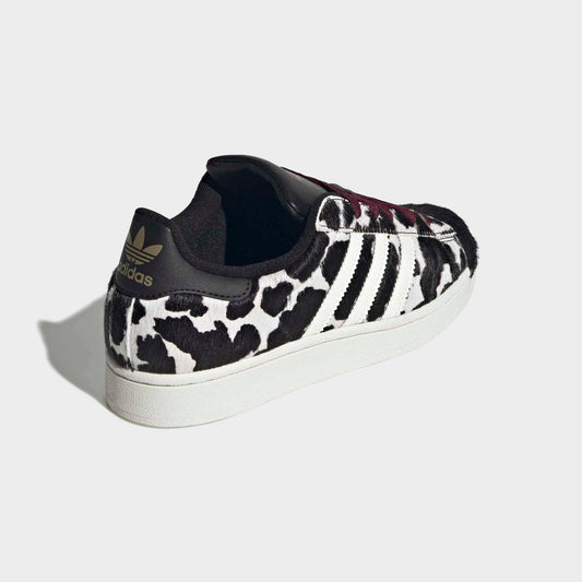 Women's Superstar II - Core Black / Off White / Maroon