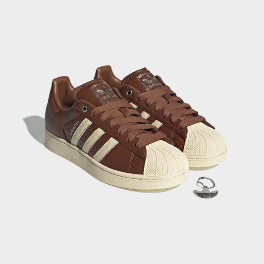 Superstar II -  Preloved Brown / Cream White / Silver Metallic