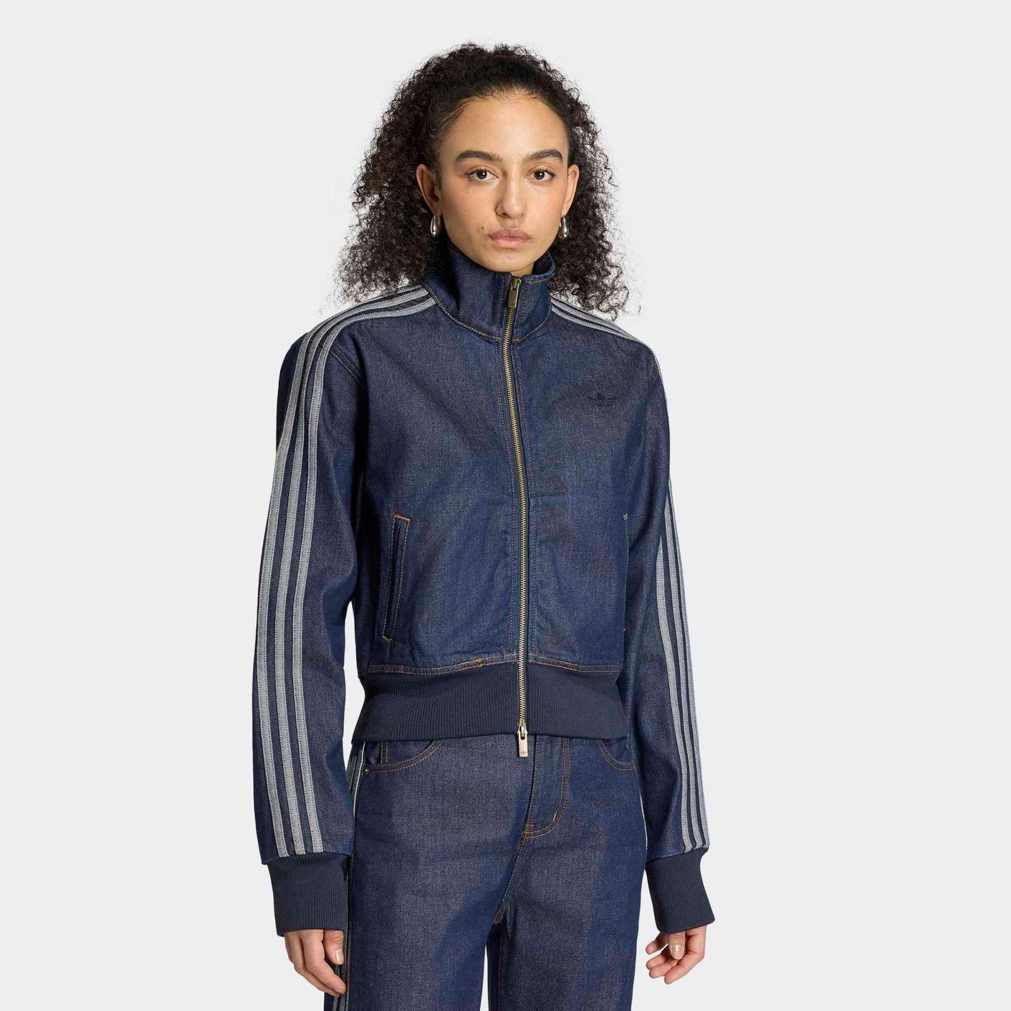 Women's Firebird Denim Track Top - Indigo