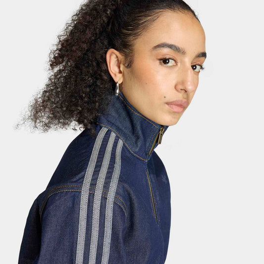 Women's Firebird Denim Track Top - Indigo