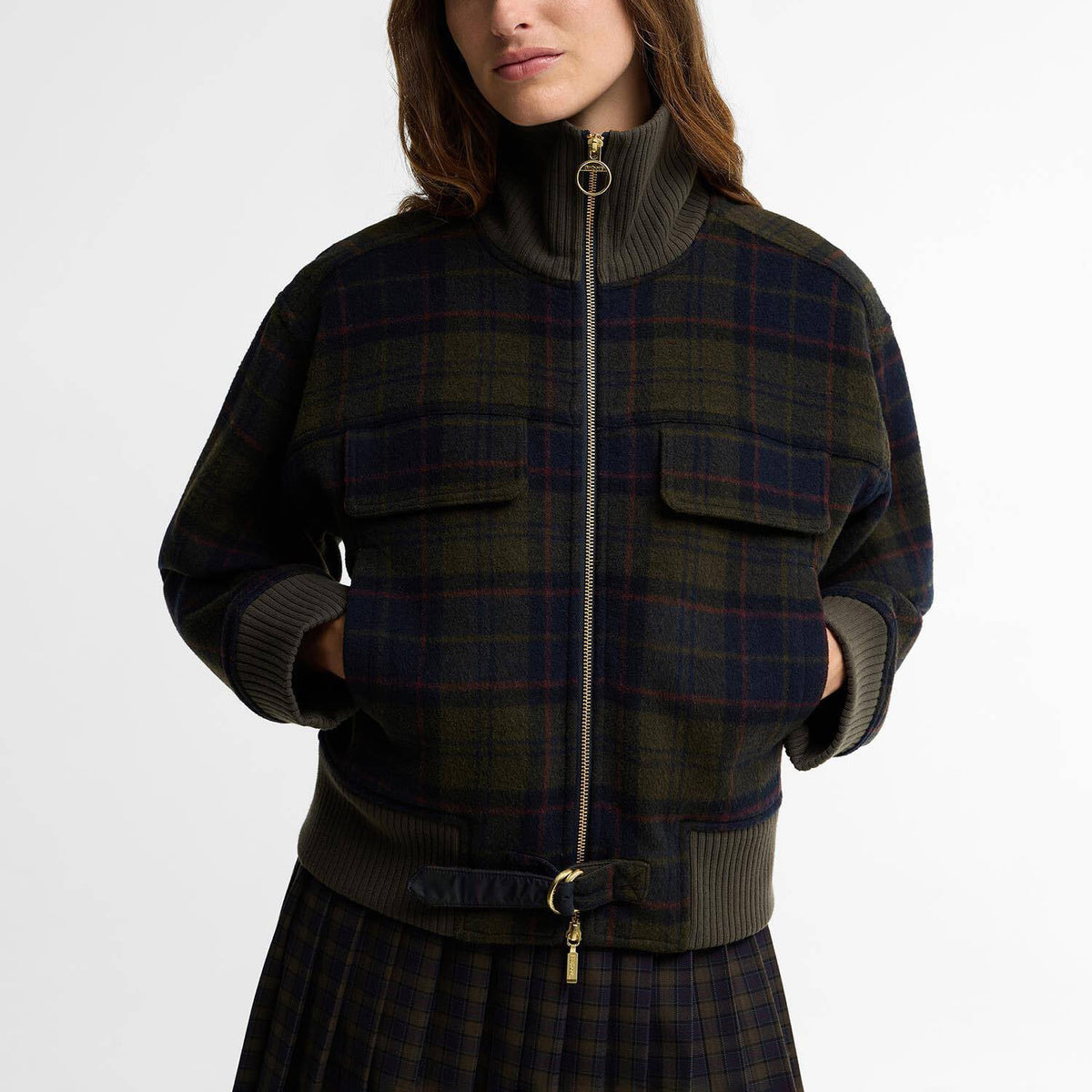 Women's Ivybridge Overshirt - Shadow Classic Tartan