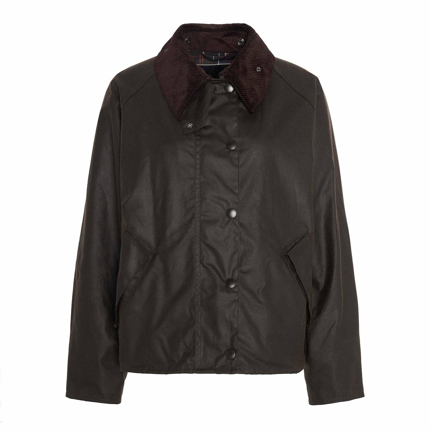 Women's Transport Waxed Jacket - Olive/Classic