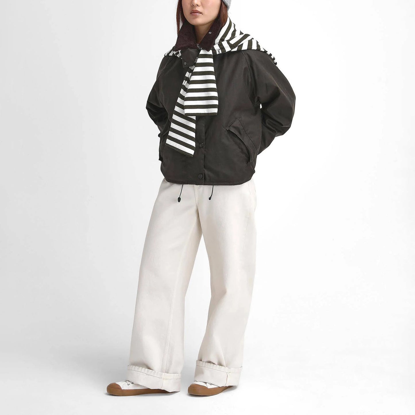 Women's Transport Waxed Jacket - Olive/Classic
