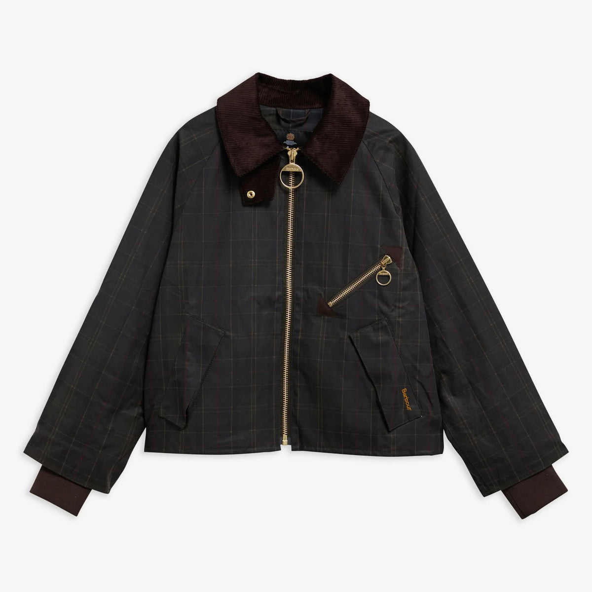 Women's Arlene Checked Waxed Jacket - Classic/Shadow Classic