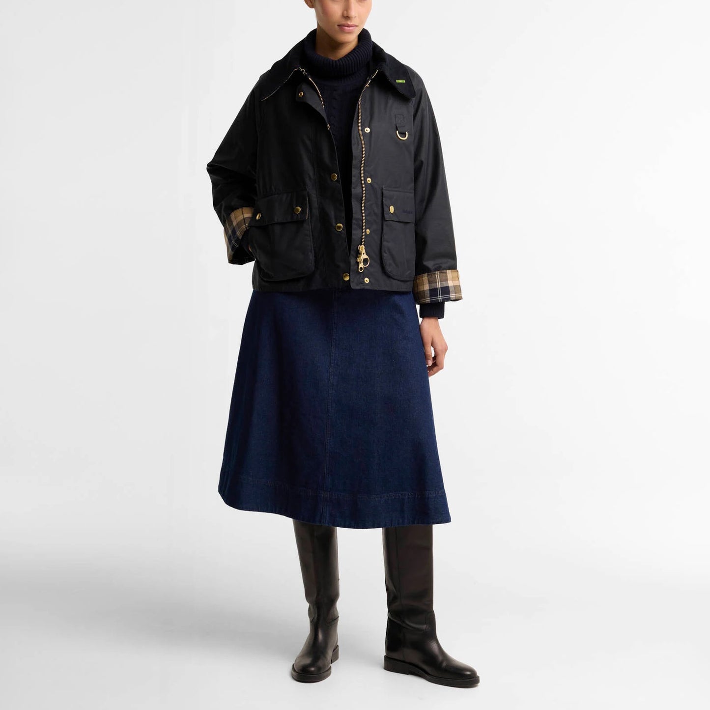 Women's Icons Modern Spey Waxed Jacket - Navy