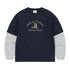 Layered L/S Tee - Navy