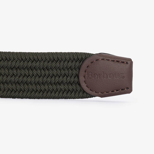 Nevis Web Belt - Dark Olive