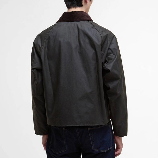 Spey Slim Waxed Jacket - Olive