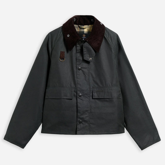 Spey Slim Waxed Jacket - Sage