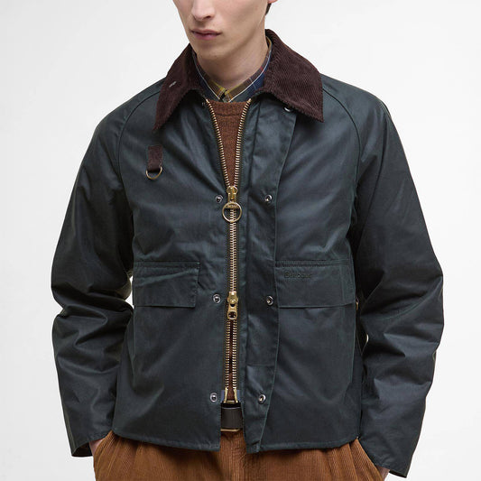Spey Slim Waxed Jacket - Sage