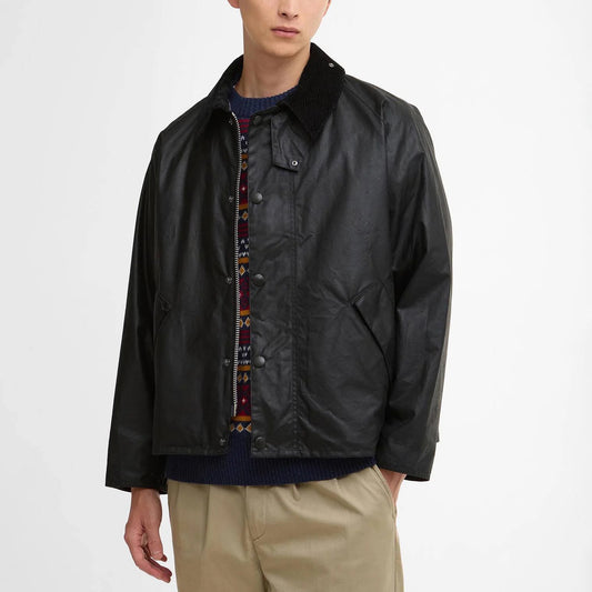 Transport Waxed Jacket - Black