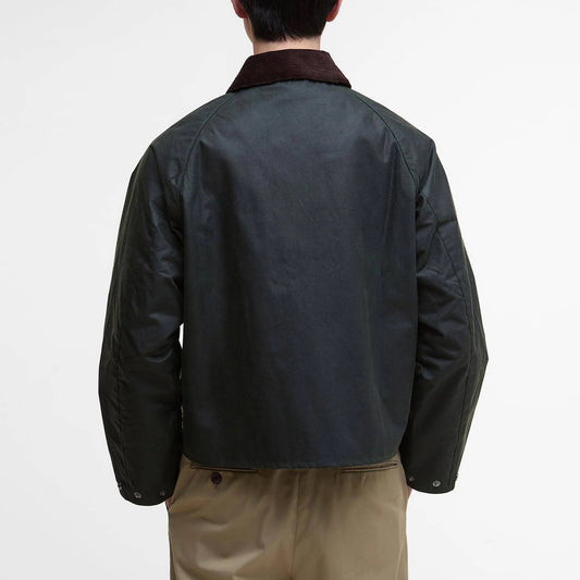 Modified Spey Waxed Jacket - Sage