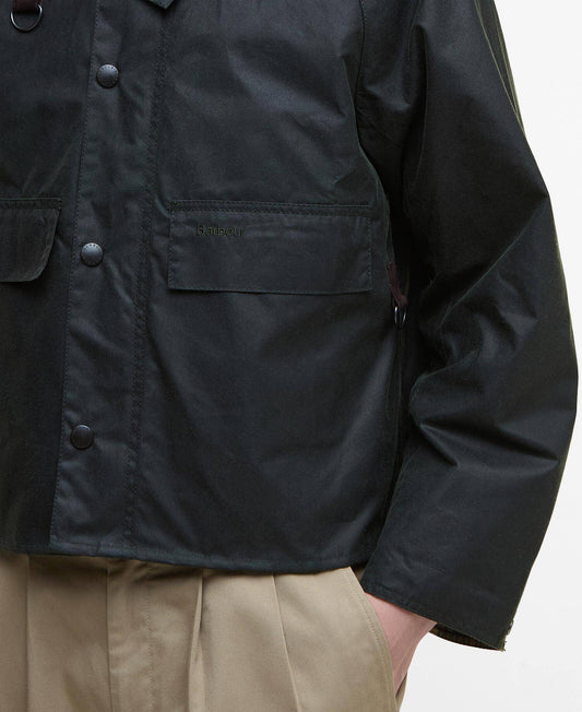 Modified Spey Waxed Jacket - Sage