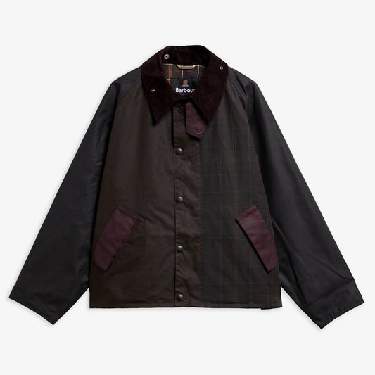 Patchwork Transport Waxed Jacket - Tartan Multi