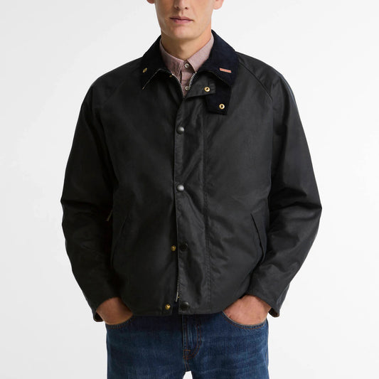 Icons Transport Waxed Jacket - Navy